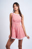 Sky to Moon - Checker Print Mini Romper