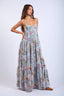 Sky To Moon - Floral Open Back Maxi Dress