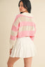 Kimberly C - Striped Knit Rugby Sweater