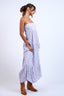 Sky to Moon - Light Purple Floral Open Back Maxi Dress