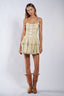 Sky to Moon - Morning Glory Ribbon Point Riffle Trim Mini Dress