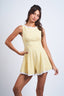 Sky to Moon - Checker Print Mini Romper