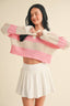 Kimberly C - Striped Knit Rugby Sweater