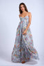 Sky To Moon - Floral Open Back Maxi Dress