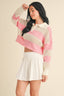 Kimberly C - Striped Knit Rugby Sweater