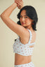 Kimberly C - Cherry Print Ruched Bra Top