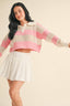 Kimberly C - Striped Knit Rugby Sweater