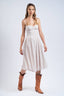 Sky to Moon - Rose Stripe Midi Dress