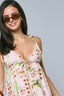 Sky To Moon - Palm Tree Strap Lace Mini Dress