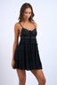 Sky To Moon - Floral Embroidered Ruffle Mini Dress