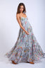 Sky To Moon - Floral Open Back Maxi Dress