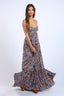 Sky to Moon - Black Floral Open Back Maxi Dress