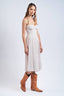 Sky to Moon - Rose Stripe Midi Dress