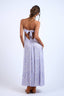 Sky to Moon - Light Purple Floral Open Back Maxi Dress