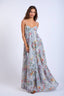 Sky To Moon - Floral Open Back Maxi Dress