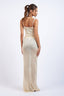 Sky to Moon - Knit Tie Strap Top & Maxi Skirt Cover Up Set