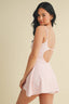 Kimberly C - Bow Print A-Line Mini Dress