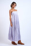 Sky to Moon - Light Purple Floral Open Back Maxi Dress