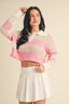 Kimberly C - Striped Knit Rugby Sweater