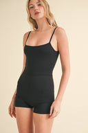 Kimberly C - Black Micro Romper