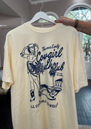 The Clandestine Underground - Cowgirl Beach Club Tee Ivory