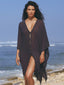 Handloom Ava Kimono - Navy