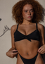 Aela Combo Bikini Top - Black