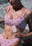 Aela Combo Bikini Top - Strawberry