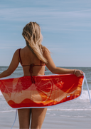 Towel Wrap Skirt - Aperol Spritz