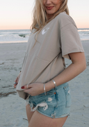 Koba Coastal Cowgirl Oversized T-Shirt Beige