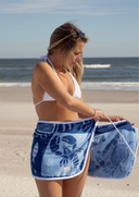 Towel Wrap Skirt - Blue Crush