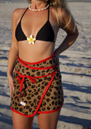 Towel Wrap Skirt - Cheetah Girl