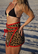 Towel Wrap Skirt - Cheetah Girl