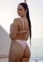 Isobel Thin Strap Bikini Bottoms - Strawberry