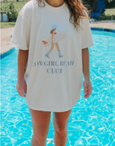 Cowgirl Beach Club - Oversized Graphic Tee