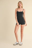 Kimberly C - Black Micro Romper