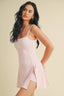 Kimberly C - Bow Print A-Line Mini Dress