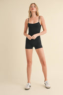 Kimberly C - Black Micro Romper