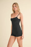 Kimberly C - Black Micro Romper