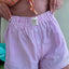 Sunkissed Coconut - Everyday Boxer Shorts - Pink Stripe