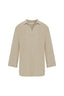 Handloom Echo Maxi Shirt - Oatmeal