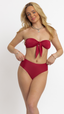 Georgia Triple Way Bandeau Top - Wine