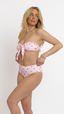 Georgia Triple Way Bandeau Top - Strawberry
