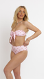 Georgia Triple Way Bandeau Top - Strawberry