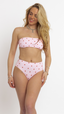 Georgia Triple Way Bandeau Top - Strawberry