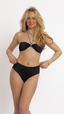 Georgia Triple Way Bandeau Top - Black
