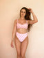 Aela Combo Bikini Top - Strawberry